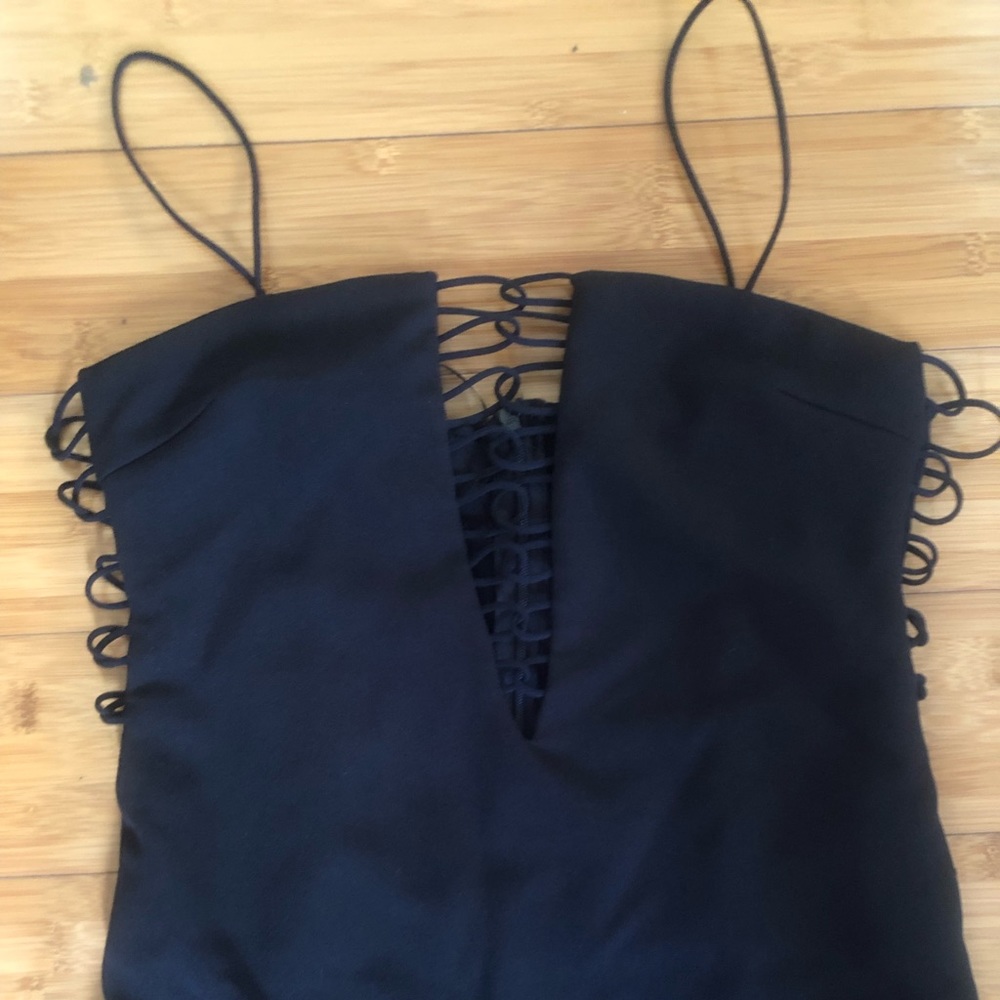 STRAPPY DETAIL BODYCON DRESS - Picture 2 of 3